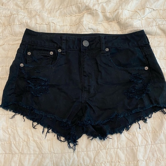 American Eagle Outfitters Pants - Black American Eagle Crop Shorts